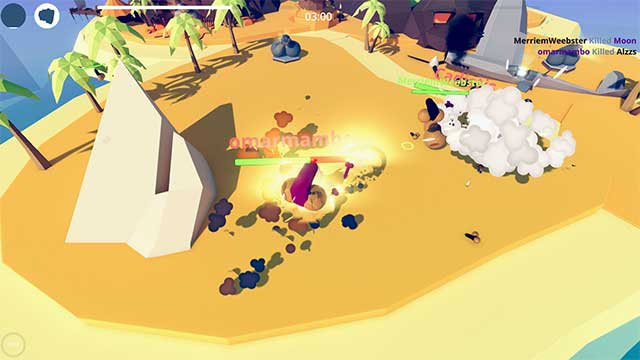 Tham gia chiến đấu với những cây xúc xích khác