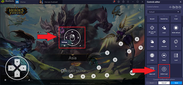 Nâng cấp toàn diện Controls editor trong BlueStacks mới
