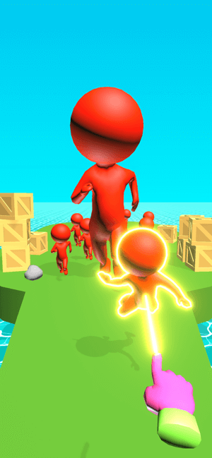 Dùng ngón tay phép thuật để tiêu diệt kẻ thù trong game Magic Finger 3D