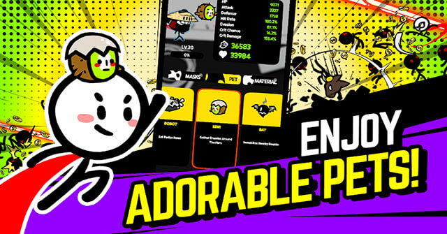 Super Action Hero: Stick Fight cho Android1.0.276Game hành động người que chiến đấu hỗn loạn