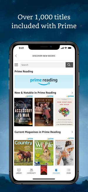 Trải nghiệm Prime Reading