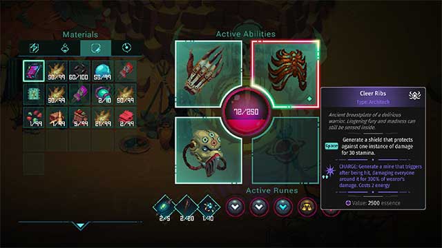 Cấy ghép các cơ quan vào cơ thể của nhân vật để tăng cường sức mạnh 