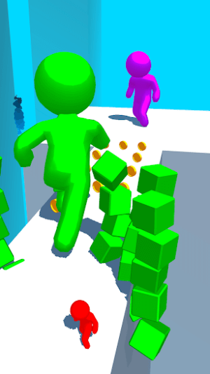 Tham gia cuộc chạy cùng stickman trong game Color Run Stickman 3D 