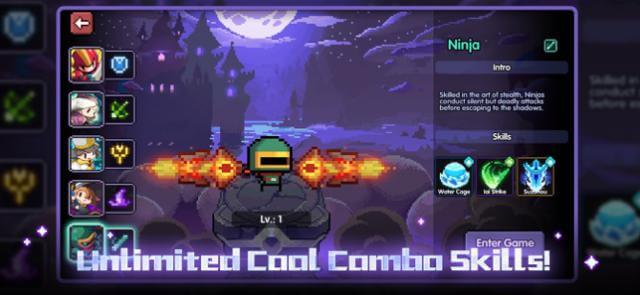 Các combo skill không giới hạn