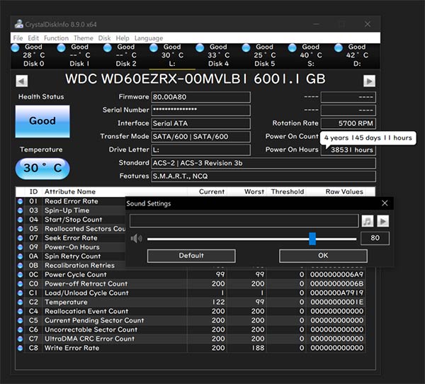 CrystalDiskInfo 8.9 nâng cấp nhiều tính năng hiện có