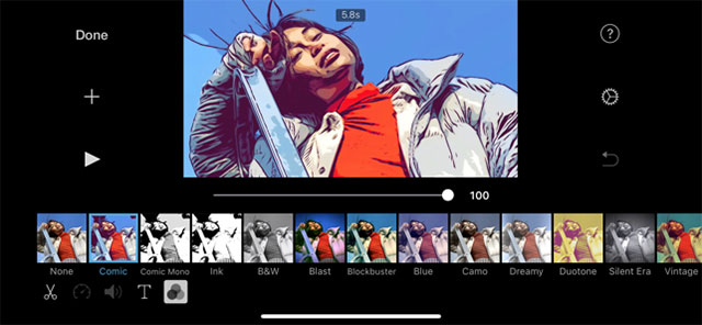 iMovie cho iOS cung cấp vô vàn công cụ làm phim đơn giản nhưng hiệu quả
