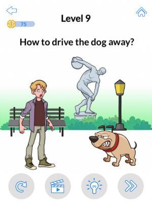 Bạn có nghĩ ra cách để đuổi con chó ra chỗ khác không?