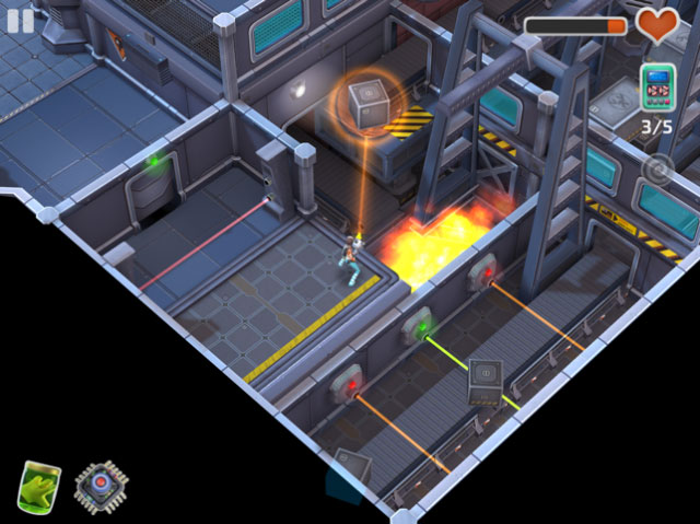 Dùng thiết bị chống trọng lực để di chuyển đồ vật