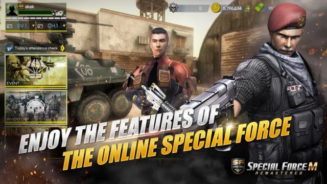 Tận hưởng game Special Force ngay trên di động