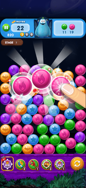 Spookiz Blast là game giải đố match-3 vui nhộn