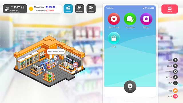 Chọn mối quan hệ bạn muốn phát triển khi làm việc tại một cửa hàng tiện lợi