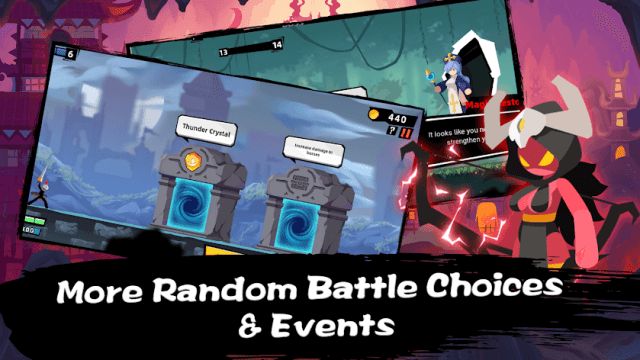 Nhiều sự kiện và lựa chọn chiến đấu ngẫu nhiên