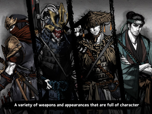 Rất nhiều skin và vũ khí của samurai cho bạn lựa chọn