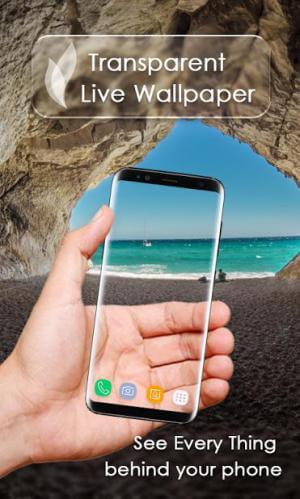 Transparent Live Wallpaper hiển thị hình nền trong suốt độc đáo