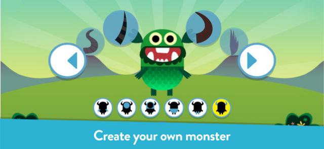 Bé tự tạo quái vật của mình trong Teach Your Monster to Read
