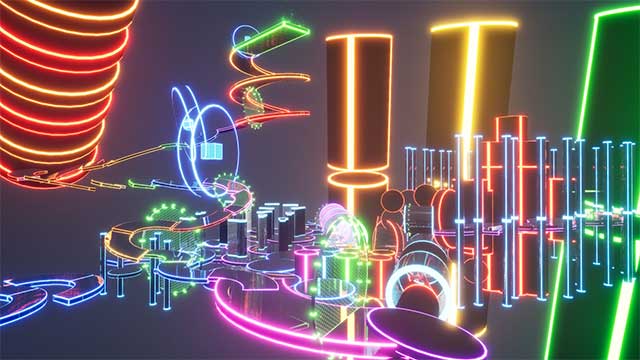 Lối chơi đơn giản, vui nhộn với đồ họa hiệu ứng Neon đầy màu sắc