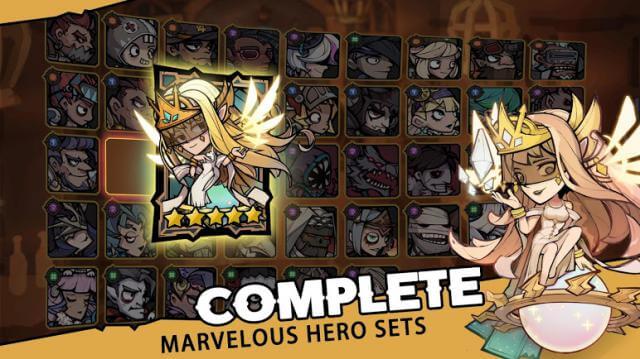 Thành lập đội quân anh hùng và chiến đấu với quỷ dữ trong game Auto Heroes