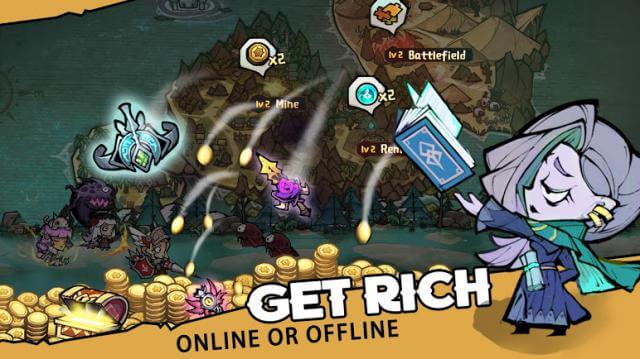 Nhận phần thưởng cả khi online và offline