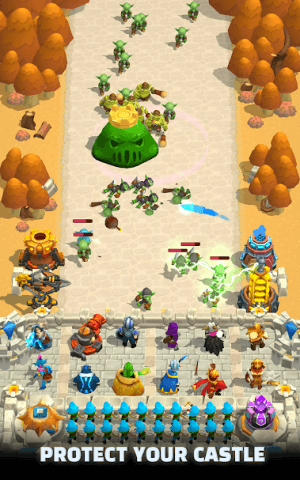 Wild Castle là game chiến lược phòng thủ, bảo vệ lâu đài của bạn