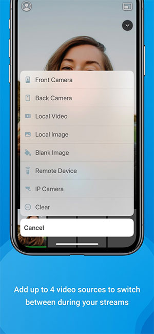 ManyCam hỗ trợ nhiều nguồn phát video cùng lúc