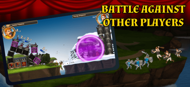 Chiến đấu chống lại kẻ thù, bảo vệ lâu đài của bạn trong game Siege Castles 