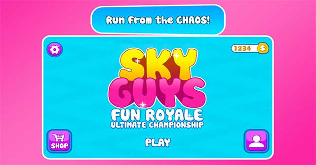 Sky Guys là game phiêu lưu hành động vui nhộn giống Fall Guys