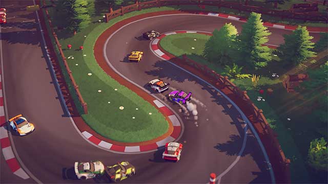 Circuit Superstars là sự kết hợp tuyệt vời giữa thể loại arcade và đua xe