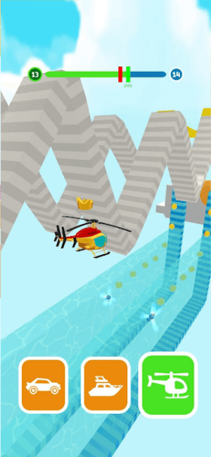 Vượt qua nhiều địa hình khác nhau