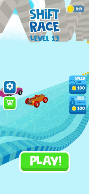 Bơi qua hồ nước