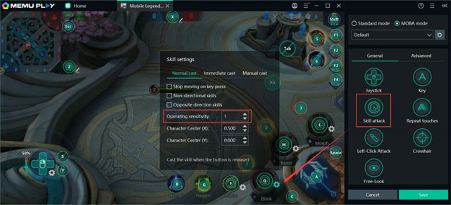 MEmu 7.3.3 cho phép điều khiển nhân vật linh hoạt, mượt mà hơn