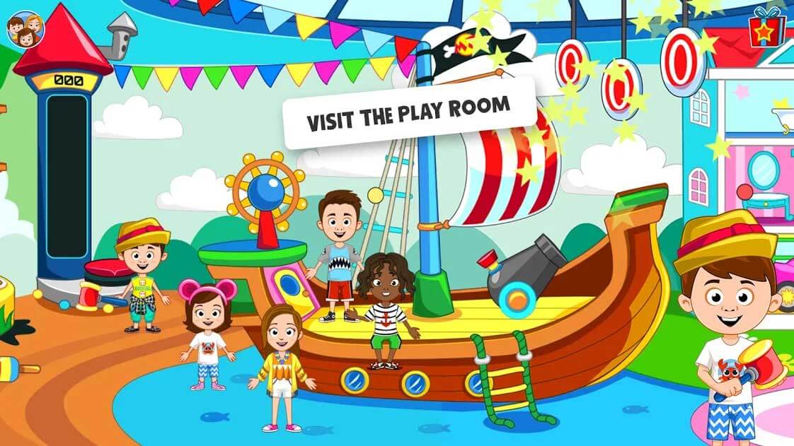 Phòng chơi trong My Town: Hotel Free cho Android