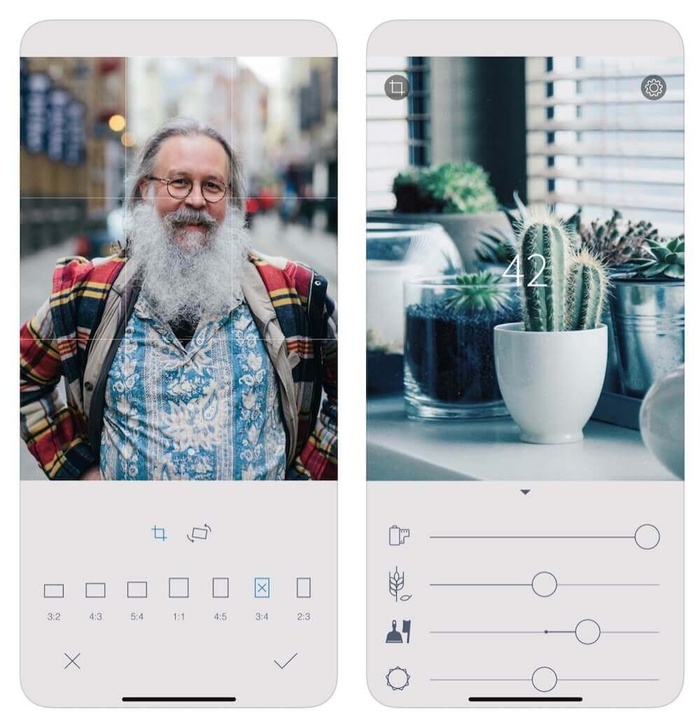 Giao diện RNI Flashback cho iOS