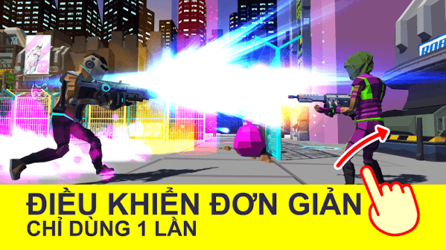 Shooter Punk là game bắn súng một lần chạm trong thế giới khoa học viễn tưởng