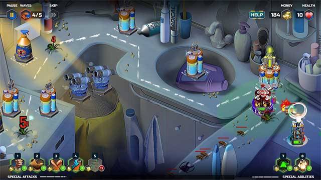 Bugvasion TD là game chiến thuật diệt bọ cực vui nhộn