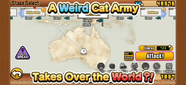 Một đội quân mèo kỳ lạ đã thống trị thế giới trong The Battle Cat‪s‬?