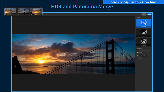 Chỉnh sửa ảnh HDR và panorama chất lượng cao với Lightroom