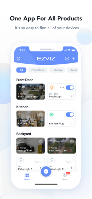 EZVI Z là ứng dụng kết nối điện thoại với các thiết bị camera EZVIZ
