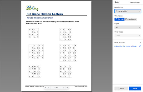 Firefox 86 cải thiện chức năng in ấn