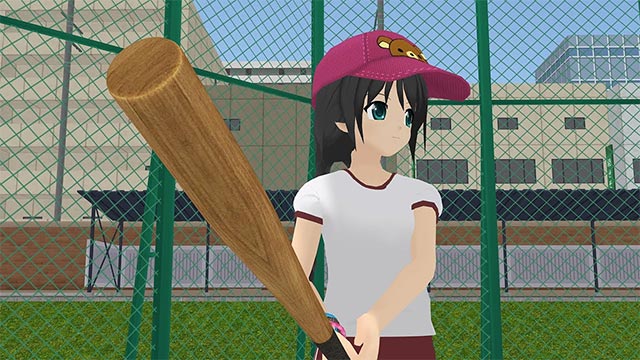 Shoujo City 1.3 cho phép chơi bóng chày trong sân vận động