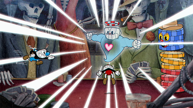 Đối mặt với nhiều loại kẻ thù và thách thức trong Cuphead game