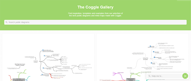 Khám phá thư viện Coggle Gallery - nơi tìm kiếm ý tưởng và cảm hứng sáng tạo