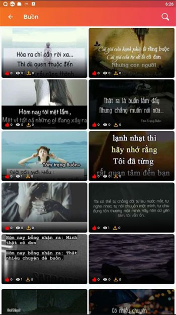Stt buồn