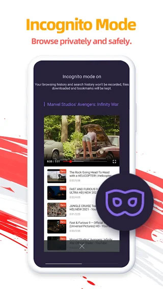 Chế độ ẩn danh trên UC Browser Mobile