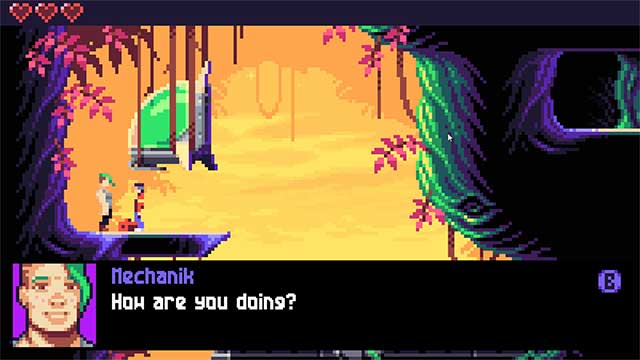 Lunark là game đi cảnh 2D theo phong cách điện ảnh thập niên 80 - 90