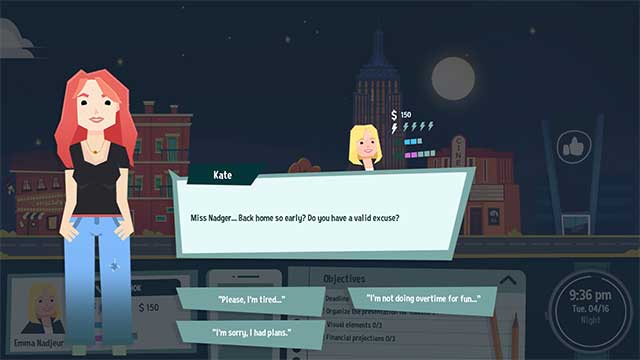 Vào vai 4 nhân vật và quản lý cuộc sống hàng ngày của 4 người này