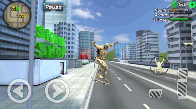 Trở thành anh hùng chống tội phạm của thành phố trong game Super Crime Steel War Hero