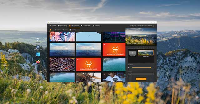 ScreenPlay là mã nguồn mở cho PC, cung cấp nhiều Hình nền, Tiện ích và AppDrawer