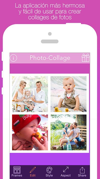 Photo Collage Lite cho iPhone