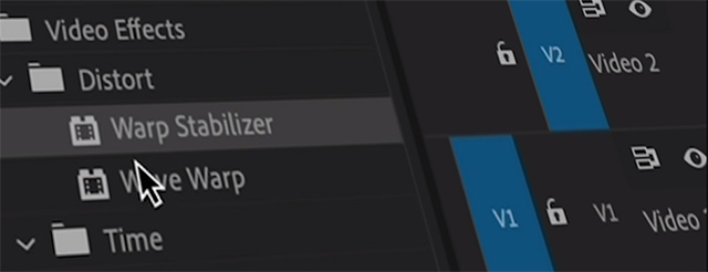 Tính năng Warp Stabilizer giúp ổn định khung hình nhanh hơn gấp 4 lần