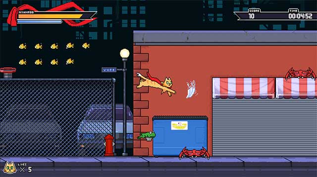 Nyanroo The Supercat là game hành động đi cảnh kết hợp phiêu lưu cổ điển